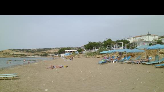 plaża w okolicy hotelu Rethymno Mare 