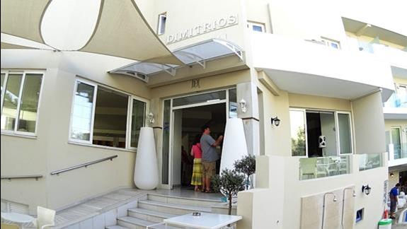 front hotelu Dimitrios Beach