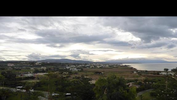 Widok z hotelu Creta Star